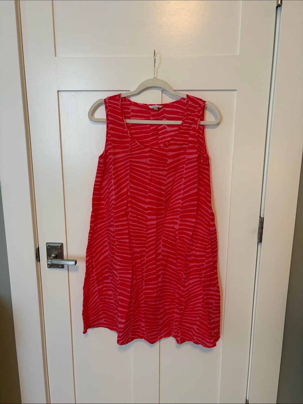 Marimekko 100% Cotton Hot Pink & Light Pink Patterned Dress
